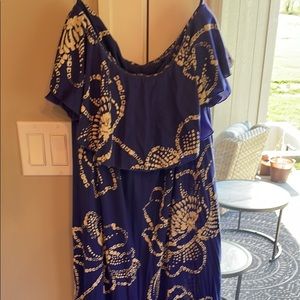 Express strapless dress